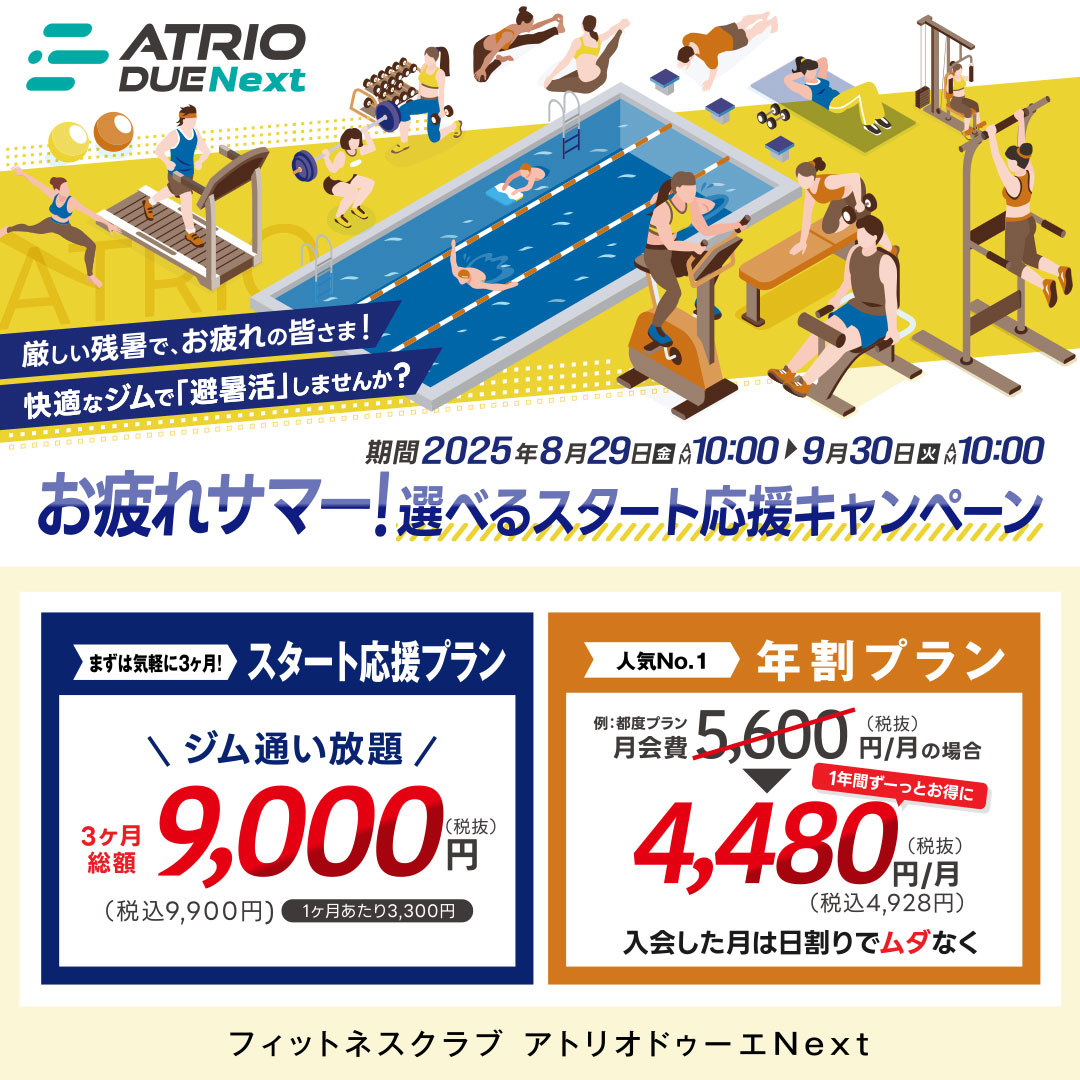 アトリオドゥーエ Next フィットネスギフトチケット 10枚組