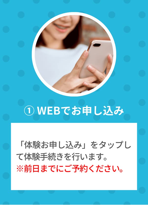 WEBで申込