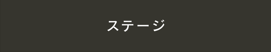 ステージの様子と意義