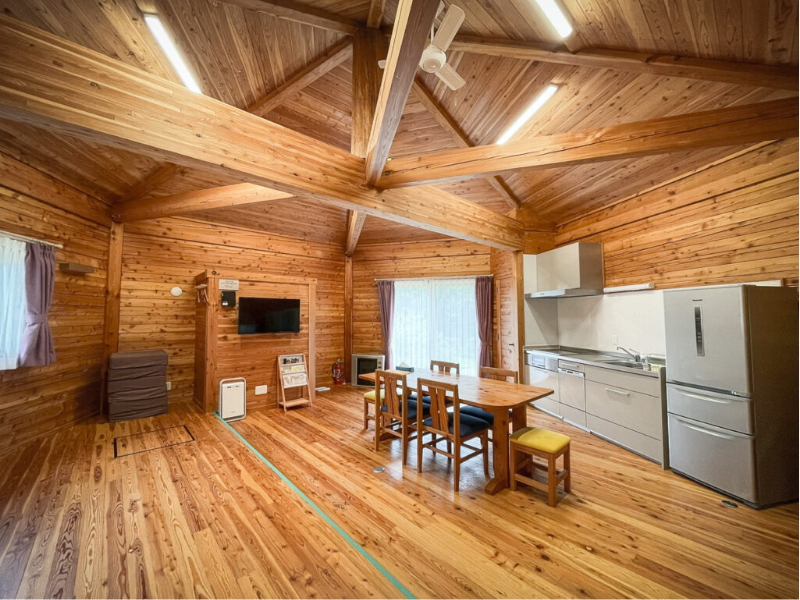 ★スキー場直結のコテージに宿泊