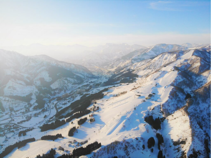 ★絶景広がる石打丸山スキー場