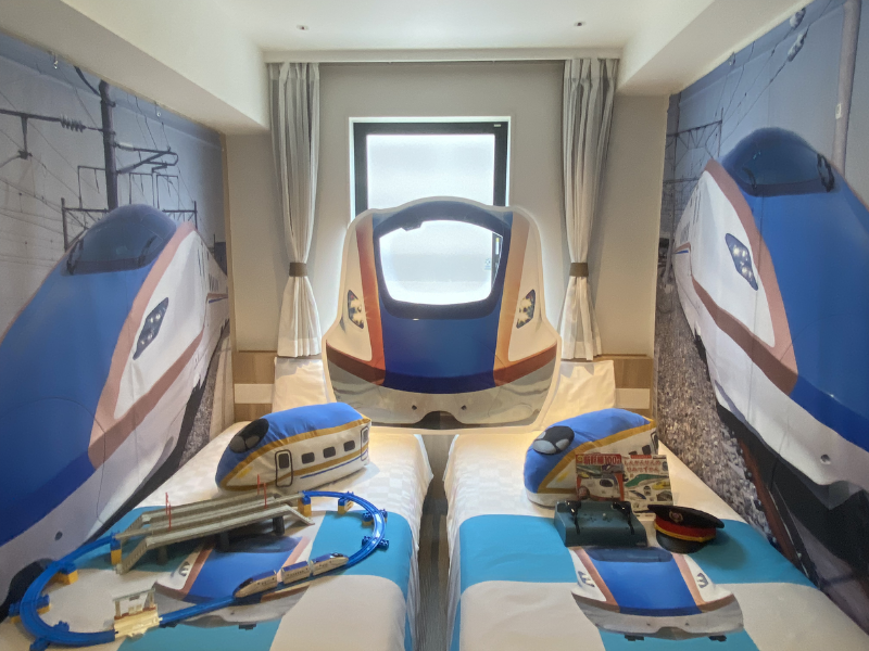 ■新幹線ルームに泊まろう！