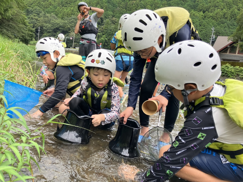 ★川遊びと生き物採取＆観察を楽しもう！