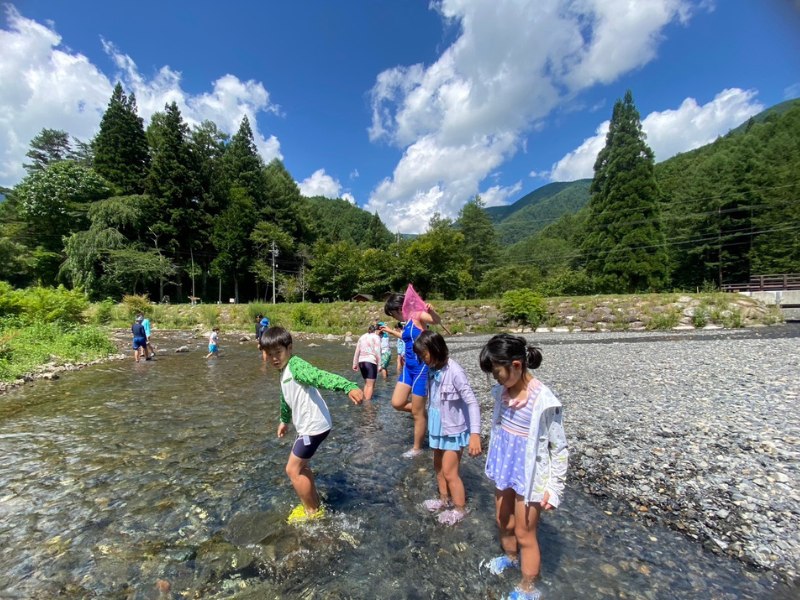 ★清流で思いっきり川遊び