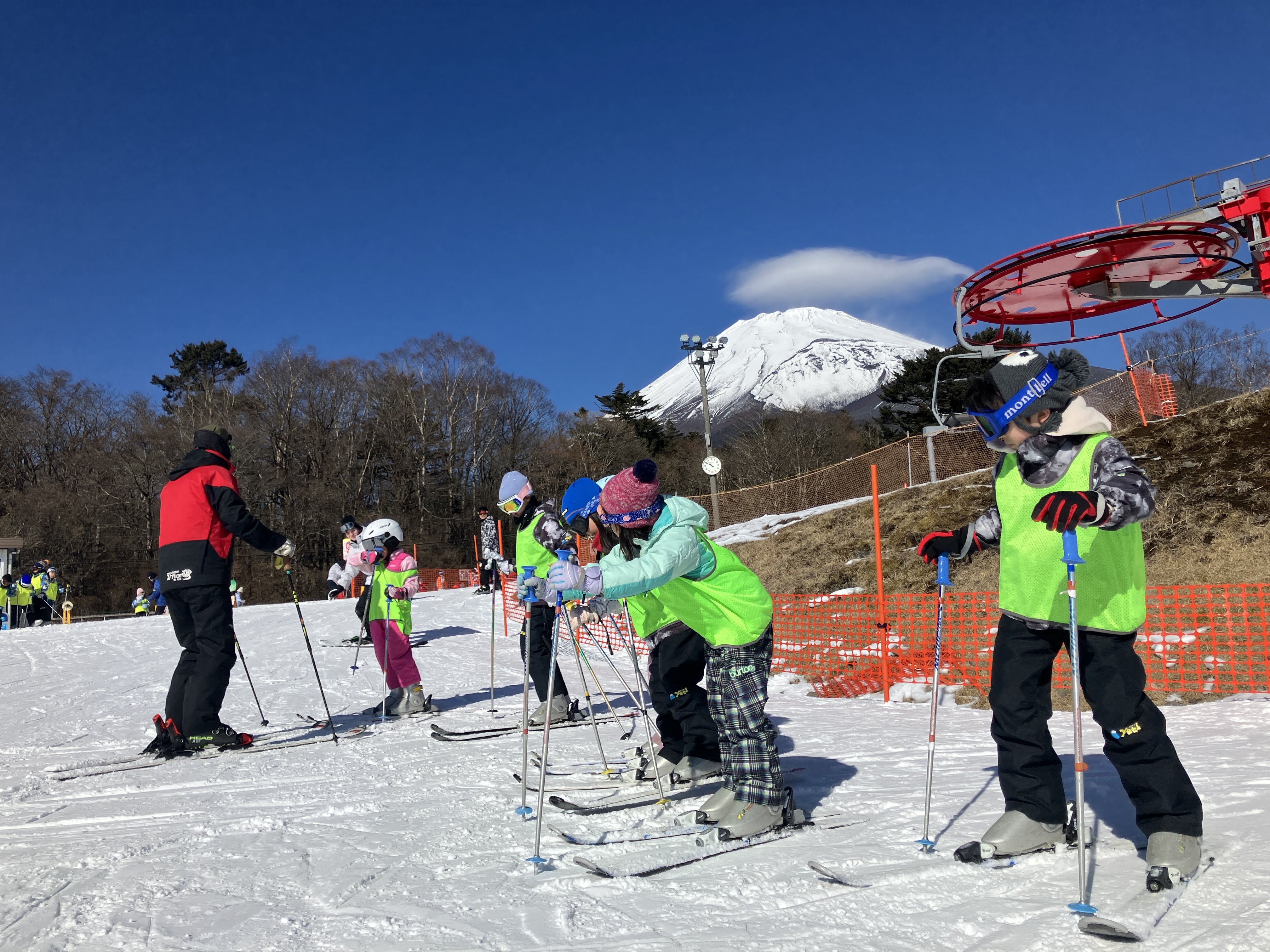 ★富士山の麓でお手軽スキー！